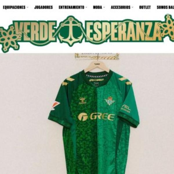 Nueva camiseta del Betis Verde Esperanza, que lucha contra el acoso escolar
