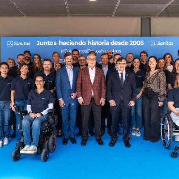Personal del Laboratorio de Control de Dopaje (LCD) dependiente del Instituto de Salud Carlos III (Isciii), donde su directora, Gloria Muñoz García, y parte de su equipo