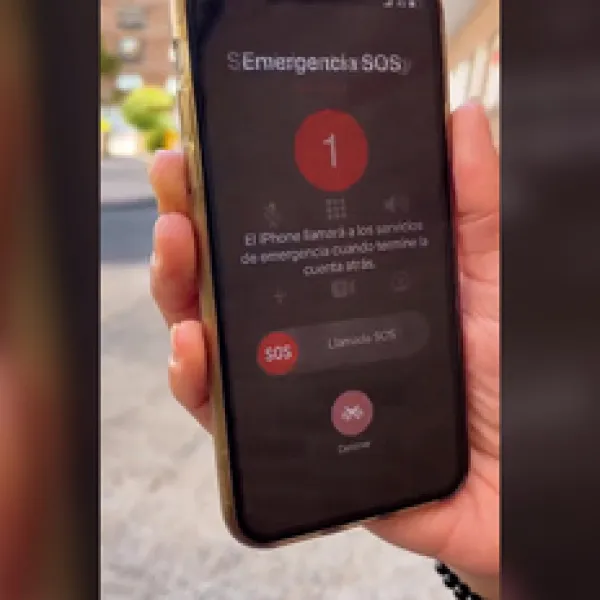 El botón de bloqueo para avisar de una emergencia