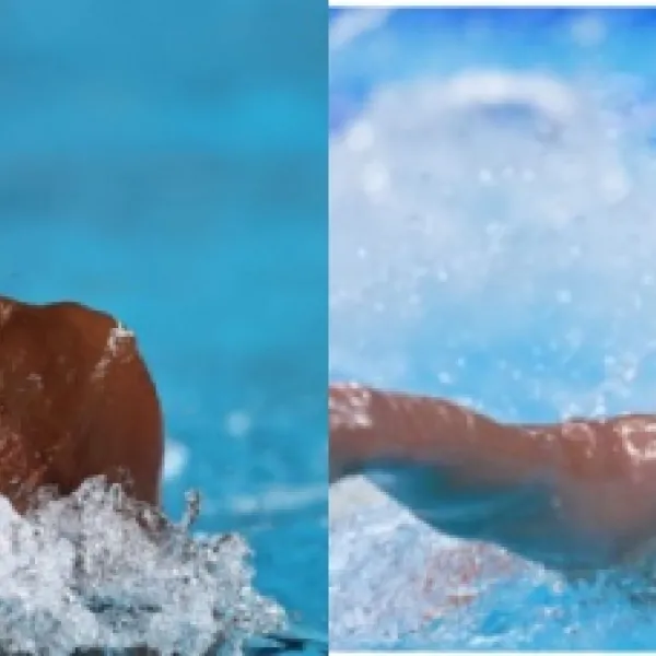 Hugo González y Laura Cabanes en los Europeos de Natación de París