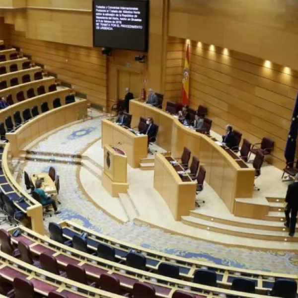 Hemiciclo de la Cámara Alta.