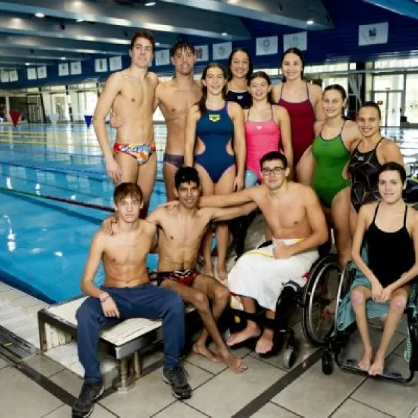 El Equipo AXA de Promesas Paralímpicas de Natación
