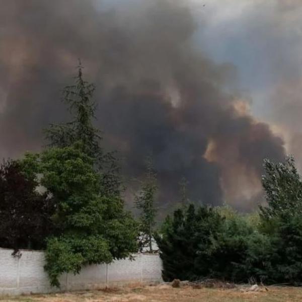Foto del incendio de Ávila en julio 2026