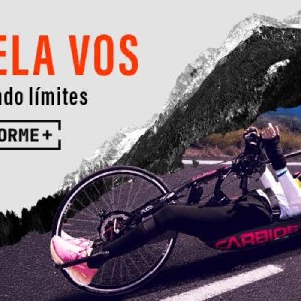Cartel del documental ‘Manuela Vos, derribando límites’