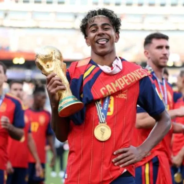 El jugador de la Selección Española, Lamine Yamal