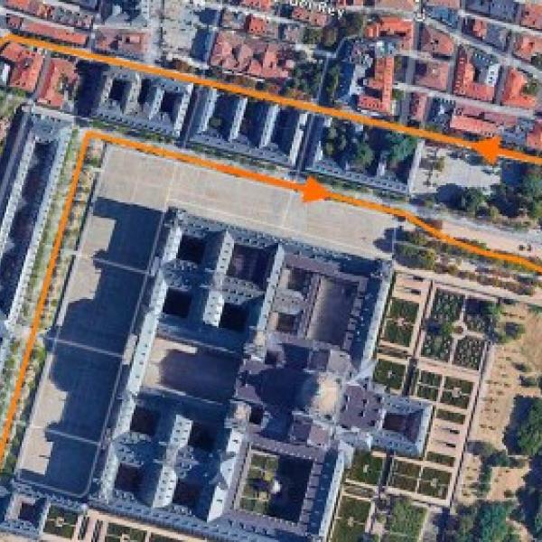 Recorrido marcha solidaria Corre por Claudia