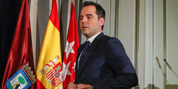 El vicepresidente de la Comunidad de Madrid, Ignacio Aguado. Foto: EFE.