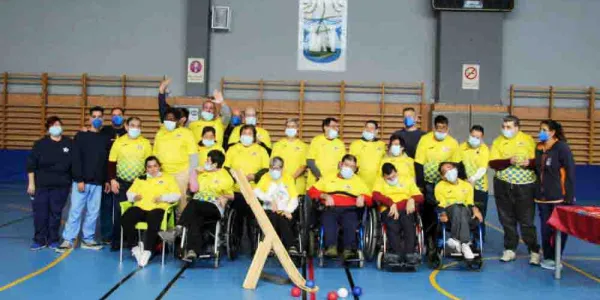 El equipo de Boccia Adaptada de Afandice ha estado en el Villaverde Sport4All