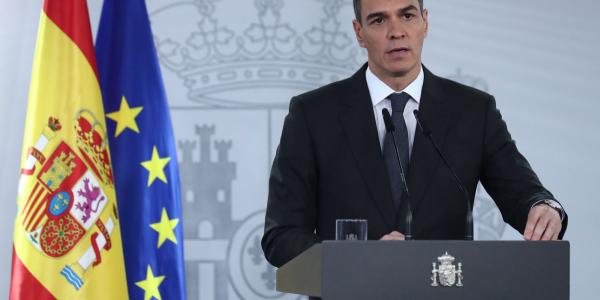 El presidente del Gobierno, Pedro Sánchez 