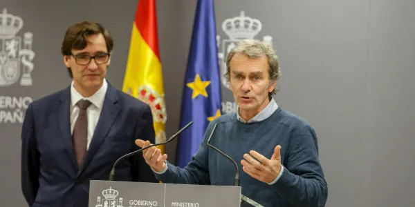 Comparecencia de Salvador Illa y Fernando Simón 