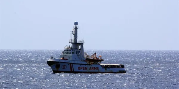 Inmigrantes del Open Arms