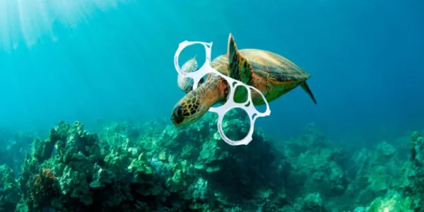 Plástico Triángulo de las Bermudas Sargazo