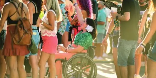 Accesibilidad en festivales de música