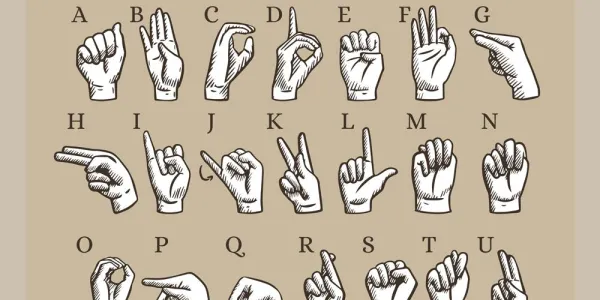 Alfabeto en lengua de signos 