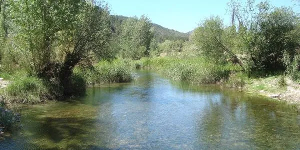 El río Mijares a su paso por Arañuel