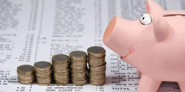 ahorros en su hucha
