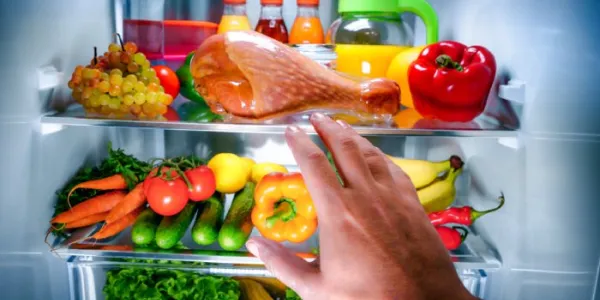 Alimentos en la nevera