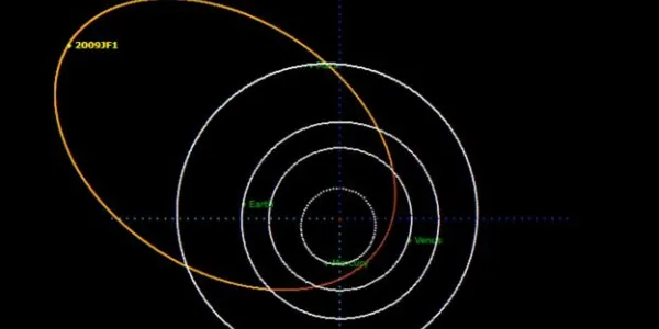 La NASA advierte sobre la posible colisión contra la tierra del asteroide 2009 JF1 en 2022