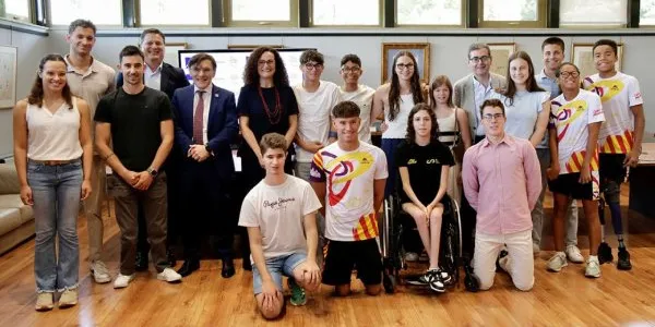 Equipo AXA Promesas Paralímpicas de la Natación