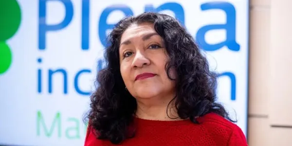 Lisber, asistente personal en la Oficina de vida independiente de Plena Inclusión Madrid