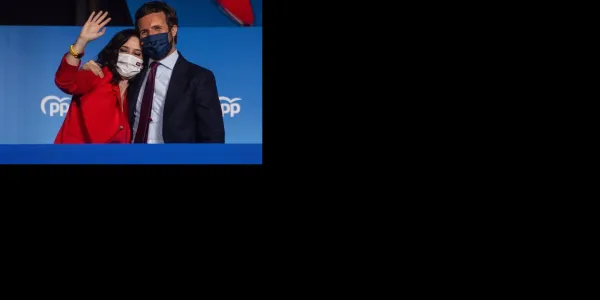 Isabel Díaz Ayuso y Pablo Casado