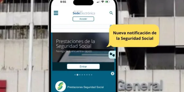 Notificacion Seguridad Social por baja laboral