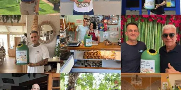 Responsables de los nueve restaurantes galardonados