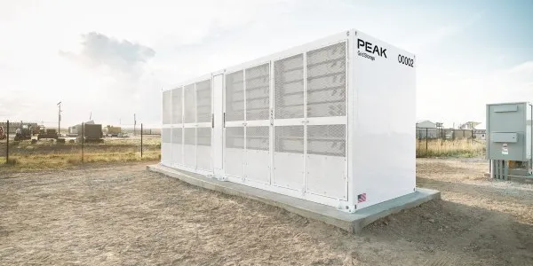 Batería de sodio de Peak Energy.
