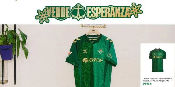 Nueva camiseta del Betis Verde Esperanza, que lucha contra el acoso escolar