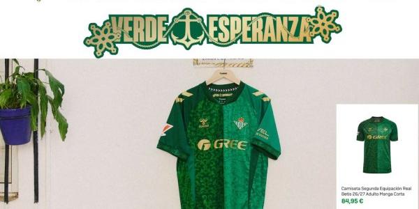Nueva camiseta del Betis Verde Esperanza, que lucha contra el acoso escolar
