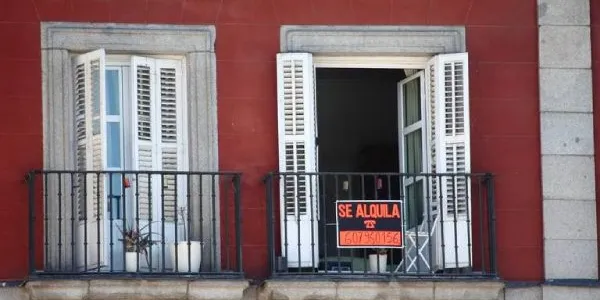 Un piso en alquiler en Madrid. 