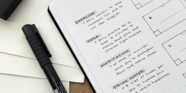 Ejemplo de 'bullet journal'