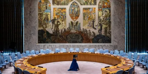 Cámara del Consejo de Seguridad de la ONU