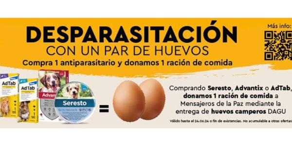 Campaña de donación de huevos para acabar con el hambre