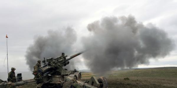 Unidades de Artillería durante el ejercicio 'Gazola 25' en el Cenad 'San Gregorio' 