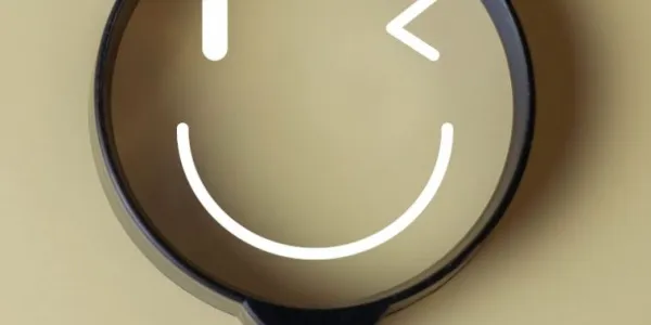 Lupa con una carita feliz