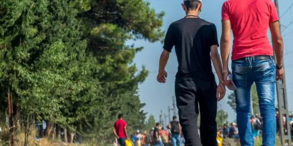  migrantes en paro