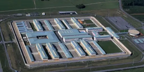 Vista aérea del Centro Penitenciario de Teixeiro 