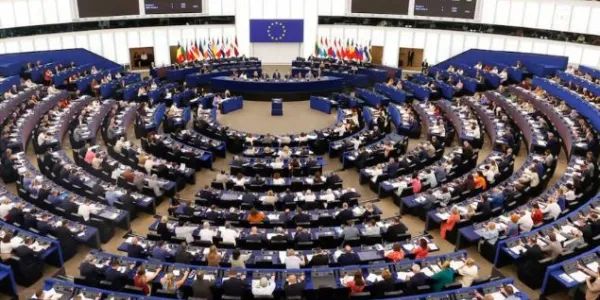 Pleno del Parlamento Europeo en Estrasburgo (Francia) 