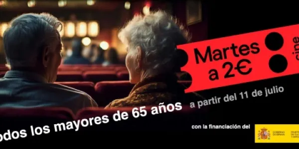 Los mayores de 65 podrán ir al cine por dos euros
