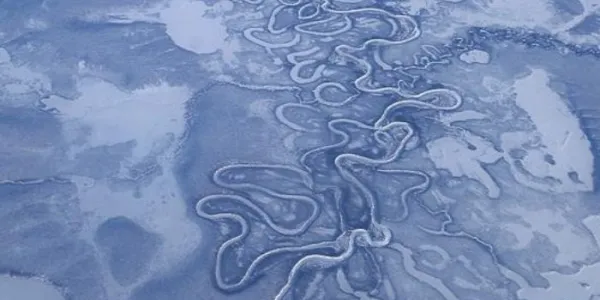 Ríos en el noreste de Siberia, que se sabe que emiten carbono antiguo 