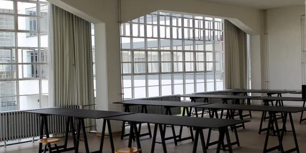 Imagen de un aula de colegio