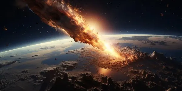 Recreación de cómo el cometa diablo puede tener agua como el de nuestros océanos