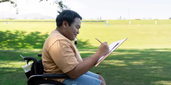 Joven con discapacidad 