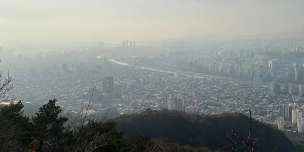 Contaminación en una gran ciudad