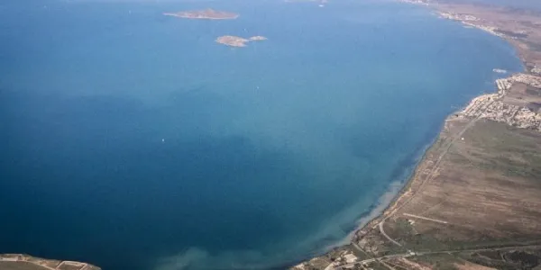 Imagen aérea del Mar Menor 