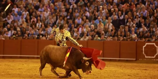 El torero Morante de la Puebla el pasado mes de septiembre en La Maestranza de Sevilla. 