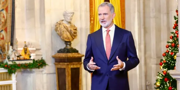 El Rey, durante un discurso