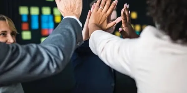 Empleados felices