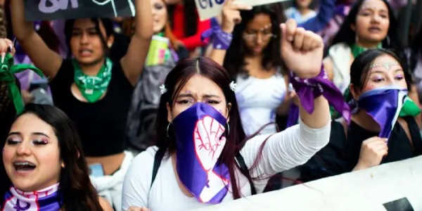 Día Internacional de la Mujer, en Bogotá (Colombia)